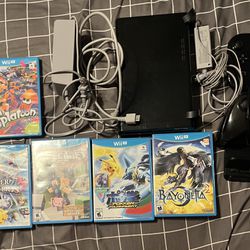 Wii U Good Condition, All Accessories & Games Included