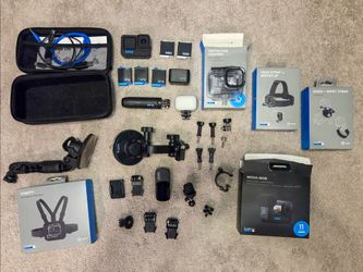 Complete GoPro Hero 10 Black bundle