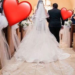 Eve Of moldy Wedding Veil 2 Piece 