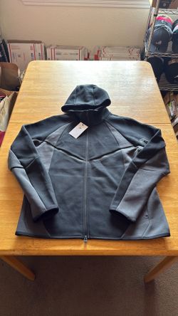 New Nike Tech Fleece Hoodie Jacket Black Men’s L Large