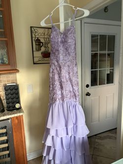 purple prom dress