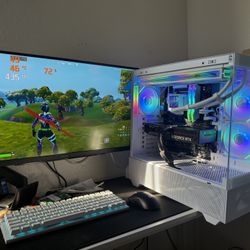 White Gaming Pc Computer Desktop RTX 5070