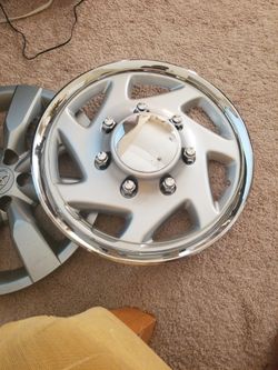  Wheel Cover 16" Chrome Silver 4 Piece

