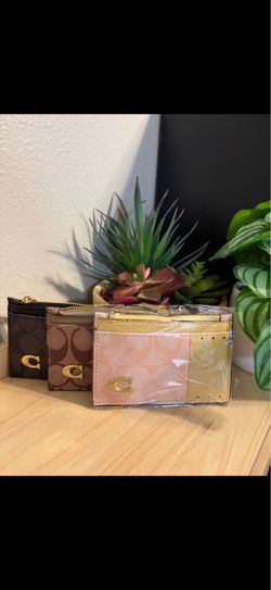 Coach card holder different colors