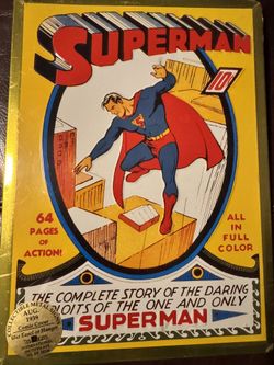 Classic Superman Comic Tin Sign