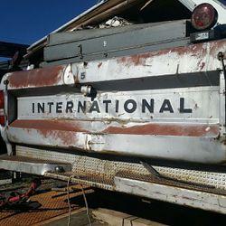 70s international truck box trailer