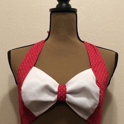 Vintage 1950s Bra Halter Crop Top