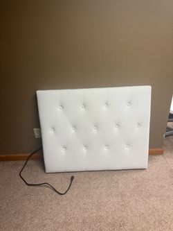 At Home Cream “Paige Dorm Headboard”