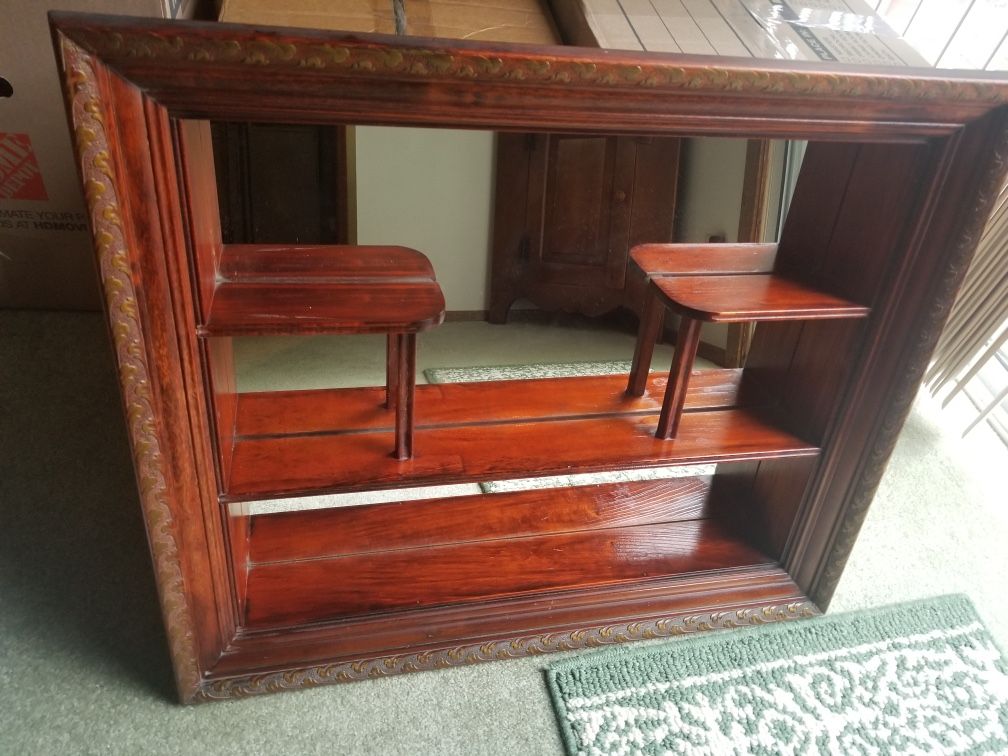 Windsor Shadow Box Vintage with Mirror Back
