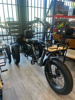EMojo Bull Fat Tire 3 Wheel Electric Bike 750W/48V