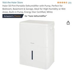 Haier Dehumidifier  50 Pint