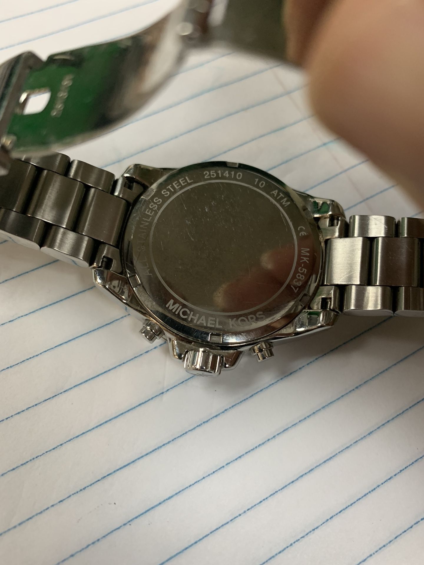 Michael Kors stainless steel watch