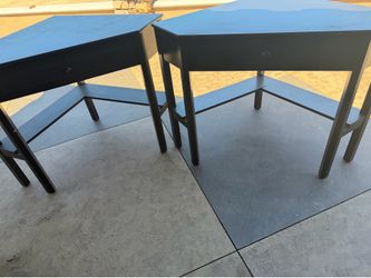 Two corner desks