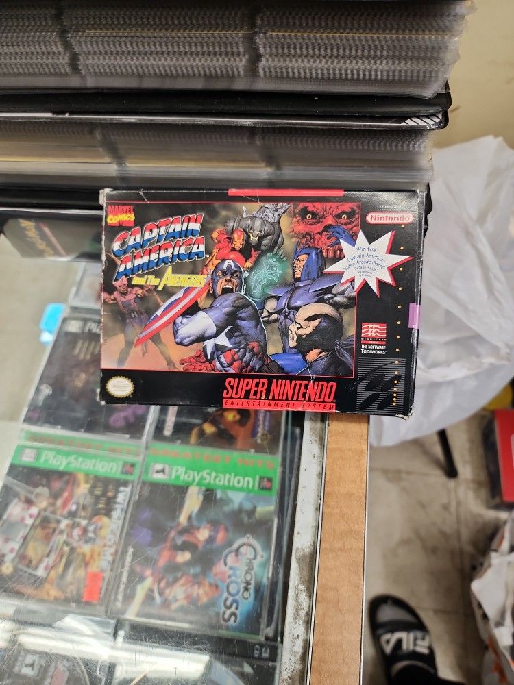 Captain America and The Avengers (Super Nintendo) CIB complete