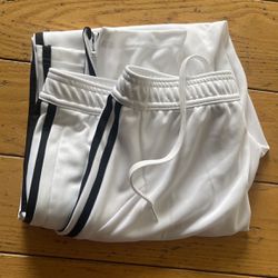 Adidas White Pants (Mens Large)