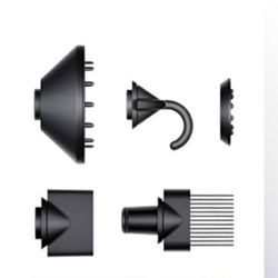 Dyson Supersonic Purple Hair Dryer With 5 Attachments