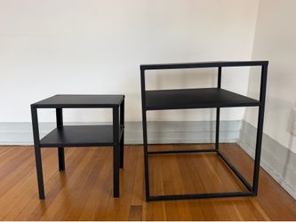 Metal side tables