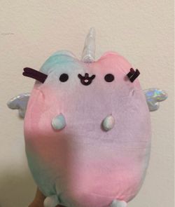 Magic swirl pusheenicorn plush