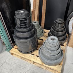 Standard Cast Iron Weight Plate Set