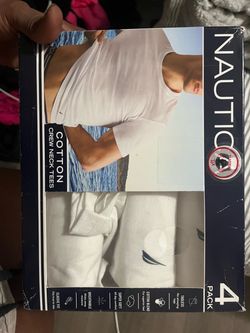 Nautica Cotton Crew Neck Tees 3-Pack