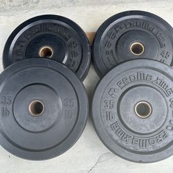 Black Bumper Plates    $160