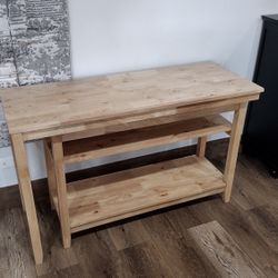 Solid Wood Convertible L-Shaped Desk(New)