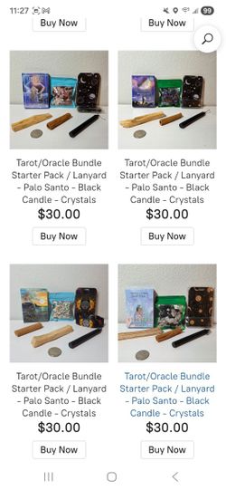 Crystal And Tarot / Oracle Bundles