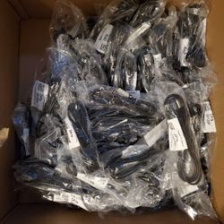 75 Brand New 6ft AC Power Cords for Computers, Monitors, etc.
