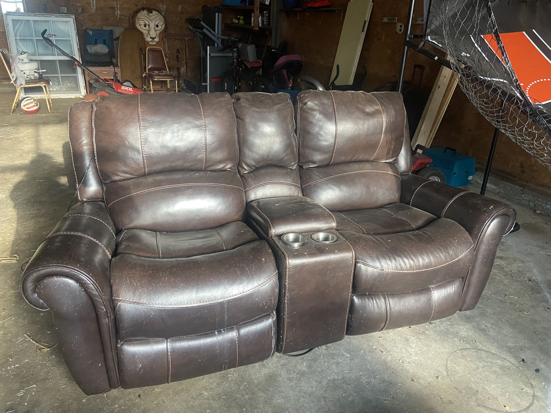 Double Electric Recliner Loveseat