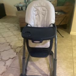 High Chair Like New  Converted As Child Grows 