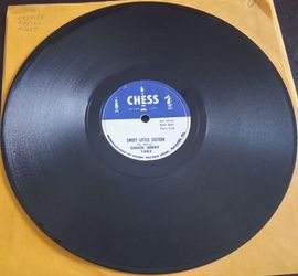 Chuck Berry "SWEET LITTLE SIXTEEN"/"Rockin & Reelin" 1958 Chess Rcds 78rpm~VG+