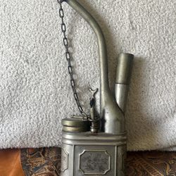 Antique Silver Opium Pipe 