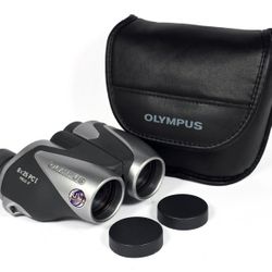 MINT Olympus 8x25 PC I Binoculars w/ Case - UV Protection - Field 6 Degrees
