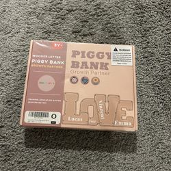 Letter O Unopened Piggy Bank 