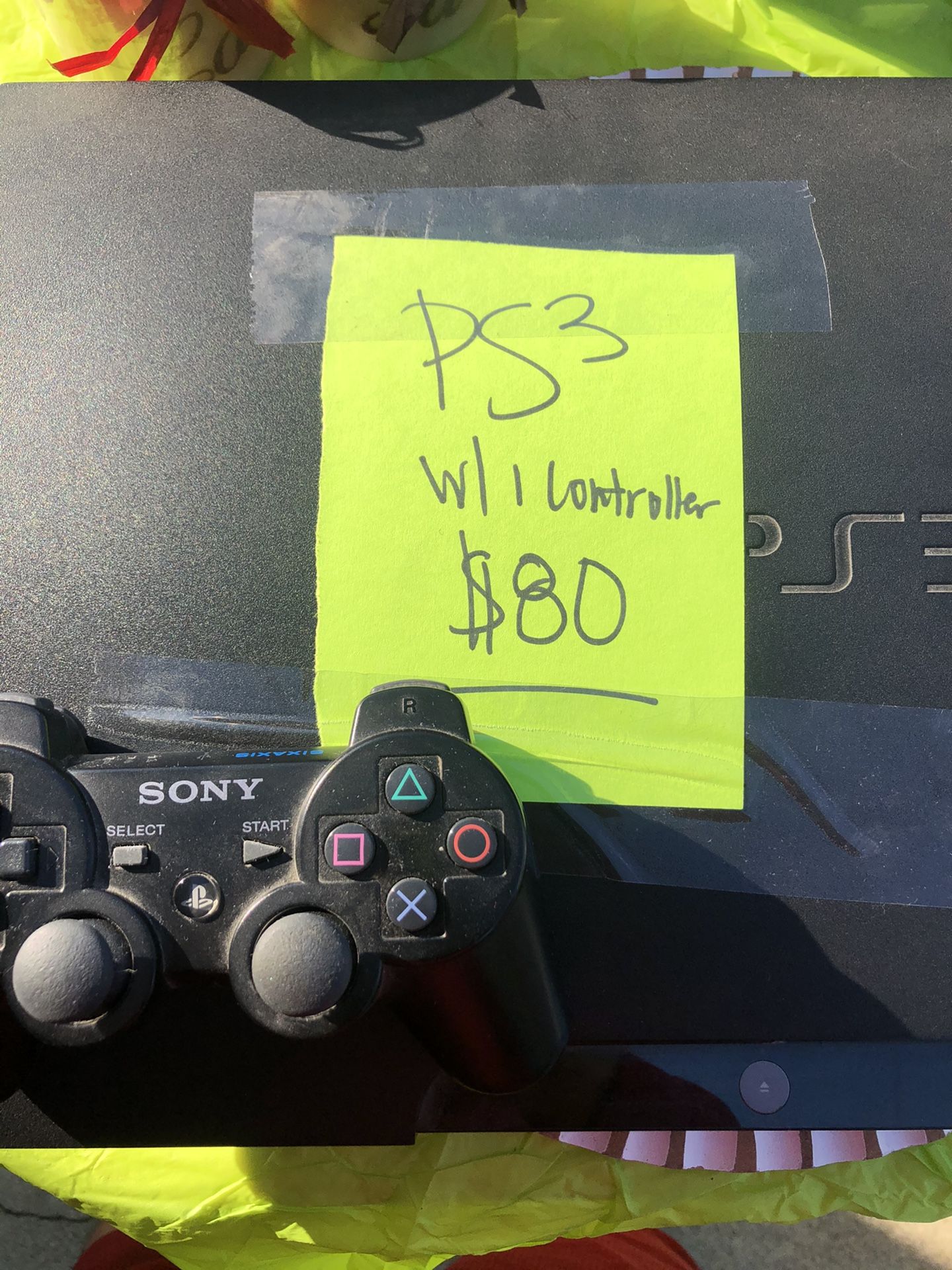 Ps3 for sale great condition one controller