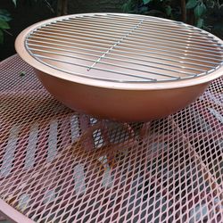 Portable Copper Style Drum BBQ Grill