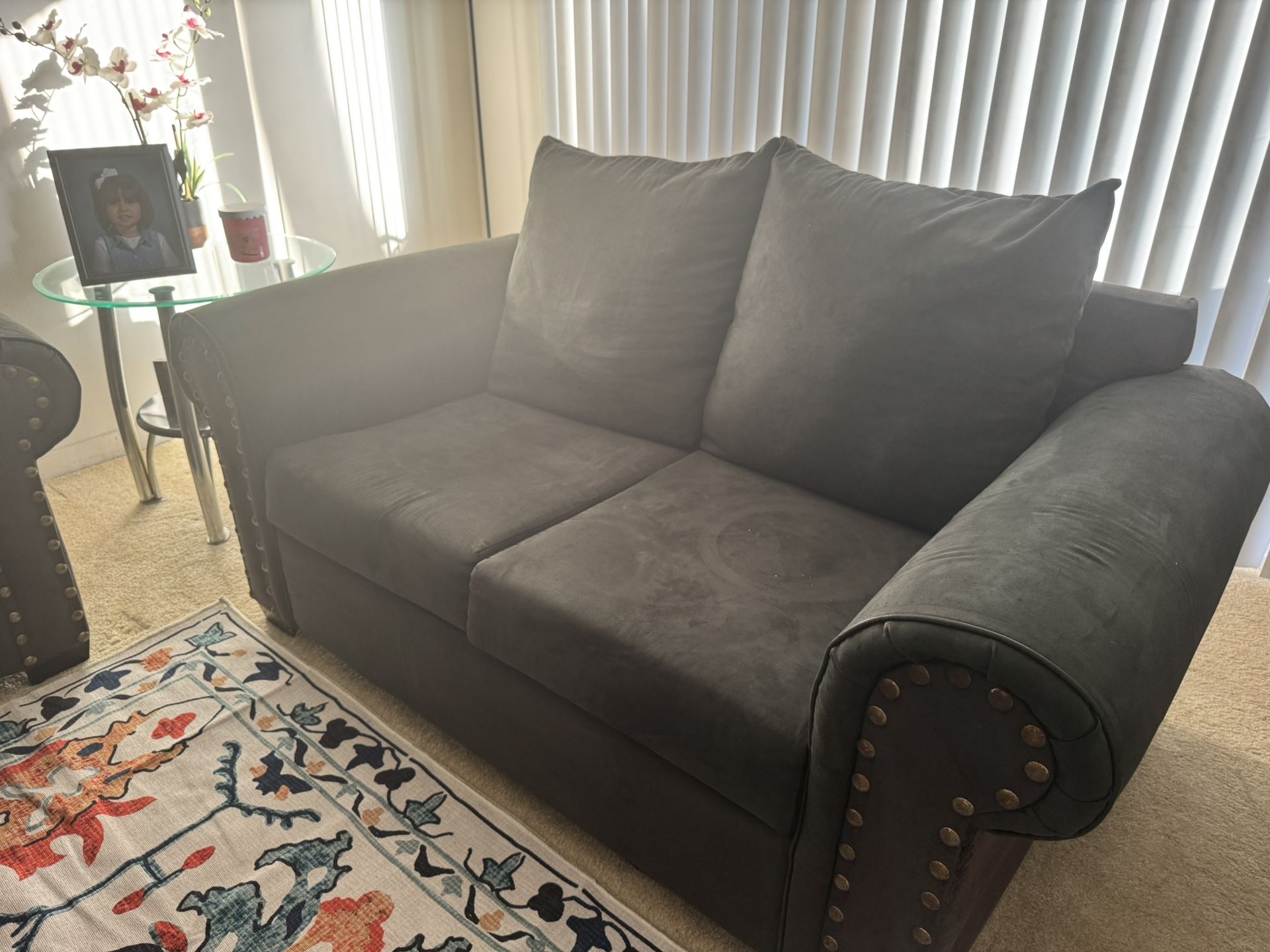 Gray couches