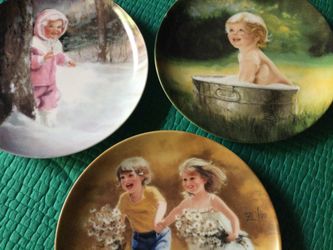 3 collector’s plates by Donald Zolan