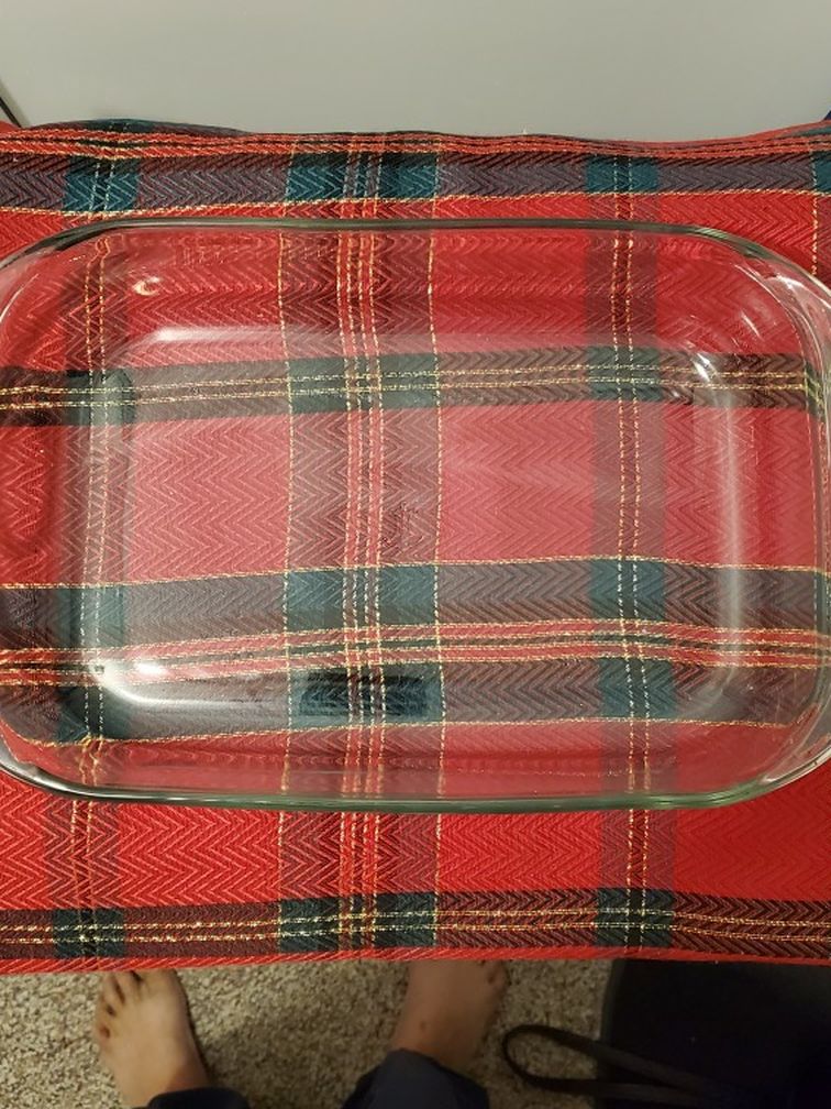 Vintage Anchor Hocking Open Handle 3.7 Qt 9 X 13 Baking Dish/casserole