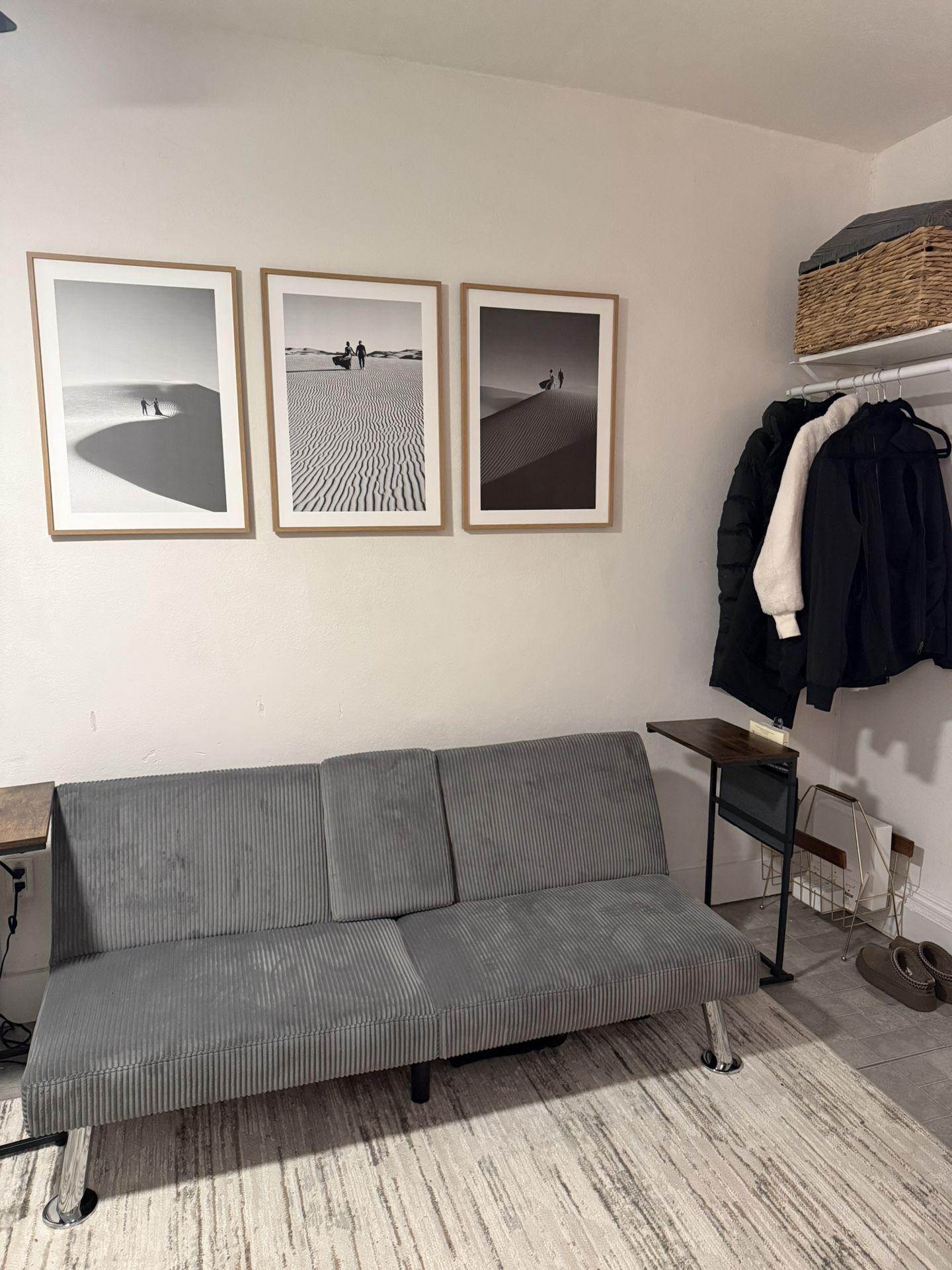 Gray Futon