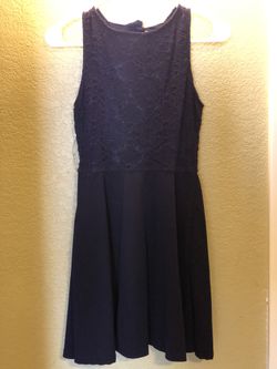 Navy blue dress