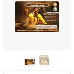 Lando calrissian Full Sabacc 300$