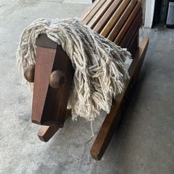 Solid Wood Horse 