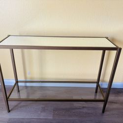 Mirrored/ Glass Console Table 
