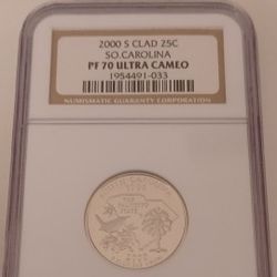 South Carolina 2000 S Clad Proof 70 Ultra Cameo