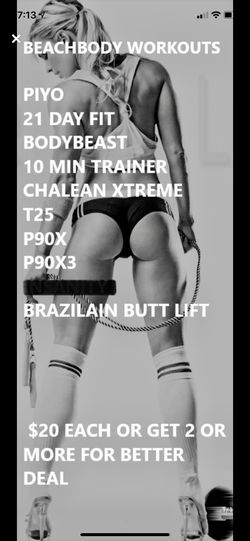 Beach body workouts