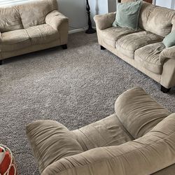 Couch, Loveseat, Chair Set