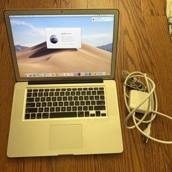 MacBook Pro 15” 2012/8GB RAM/512GB SSD/Good Battery/Fully Functional 