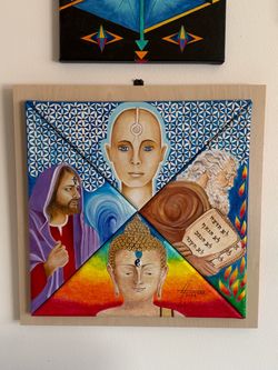 Original Spiritual Religions Painting on Canvas