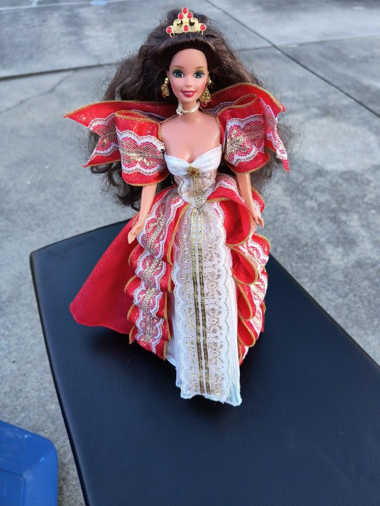 Holiday Barbie And Little Sister, Chelsea, Pre-owned 